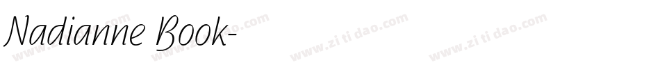 Nadianne Book字体转换